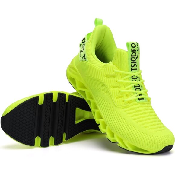 Women's Casual Sport Running Walking Tennis Athletic Sneakers Shoes Light Green - Picture 7 of 7